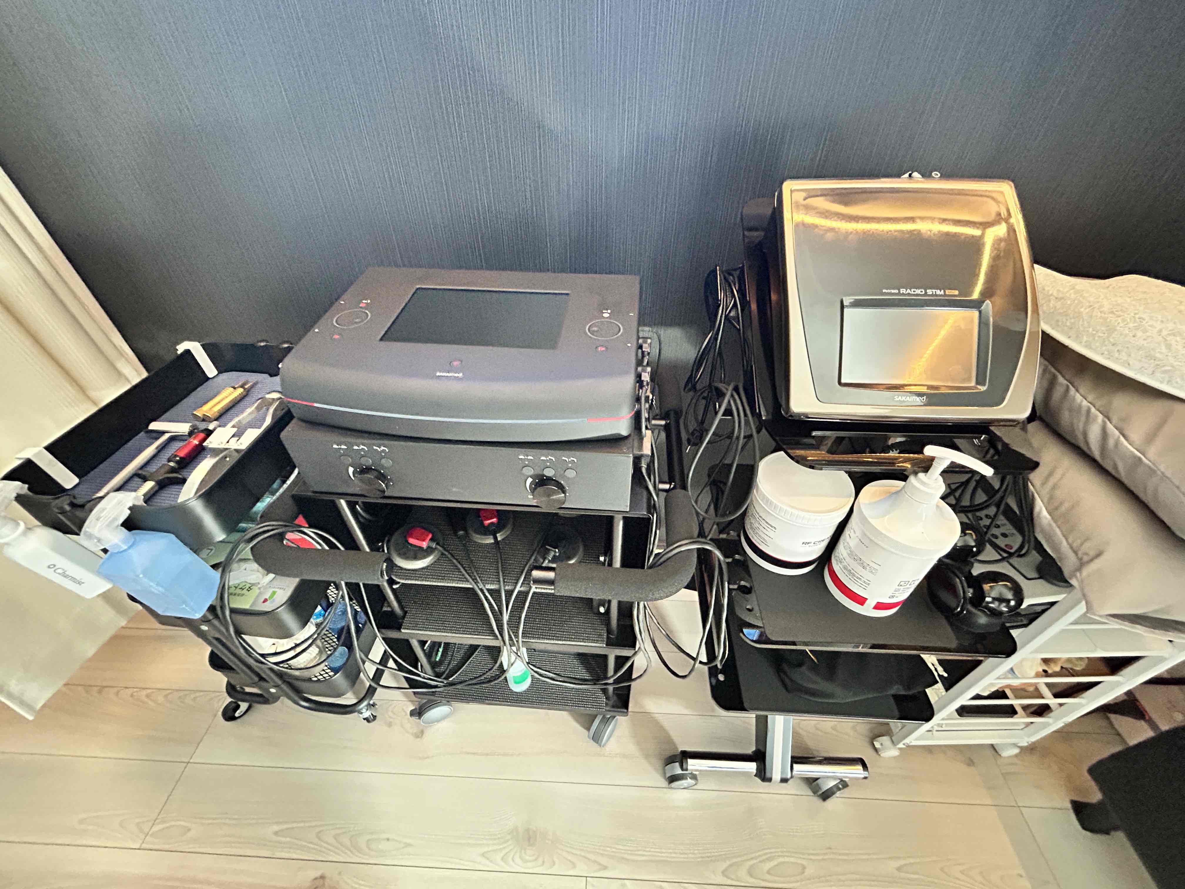 先端機器も活用した効果的なケア