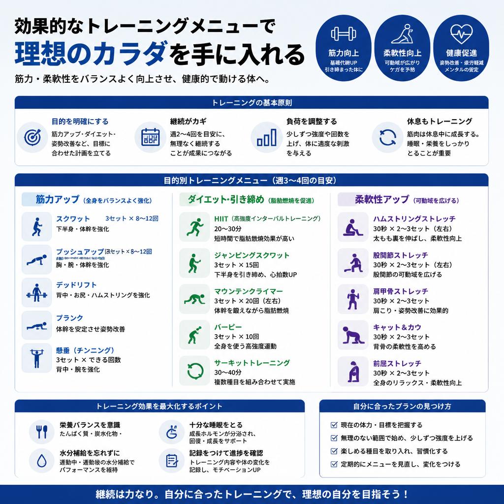 パフォーマンス向上のためのトレーニング方法