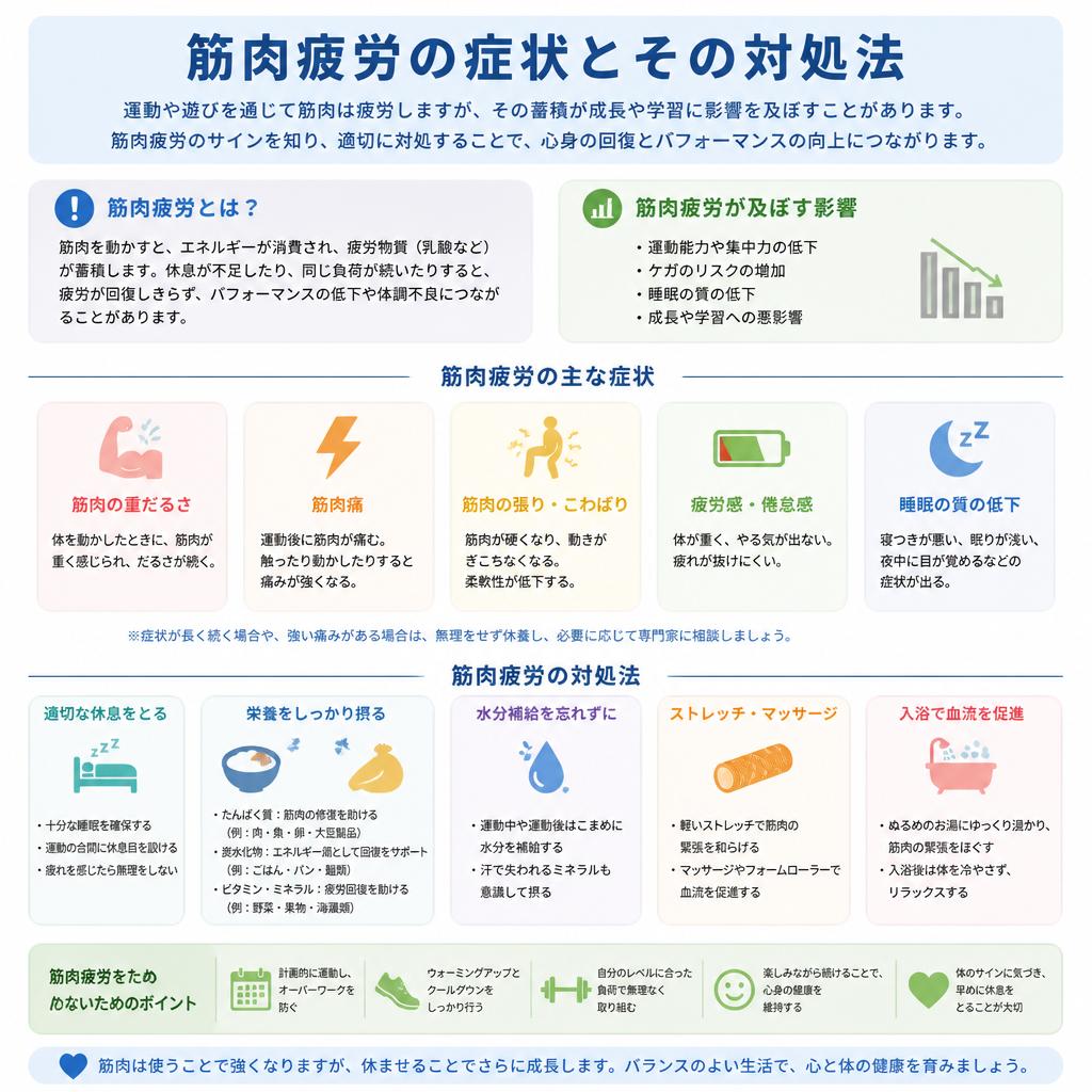 筋肉疲労がもたらす影響