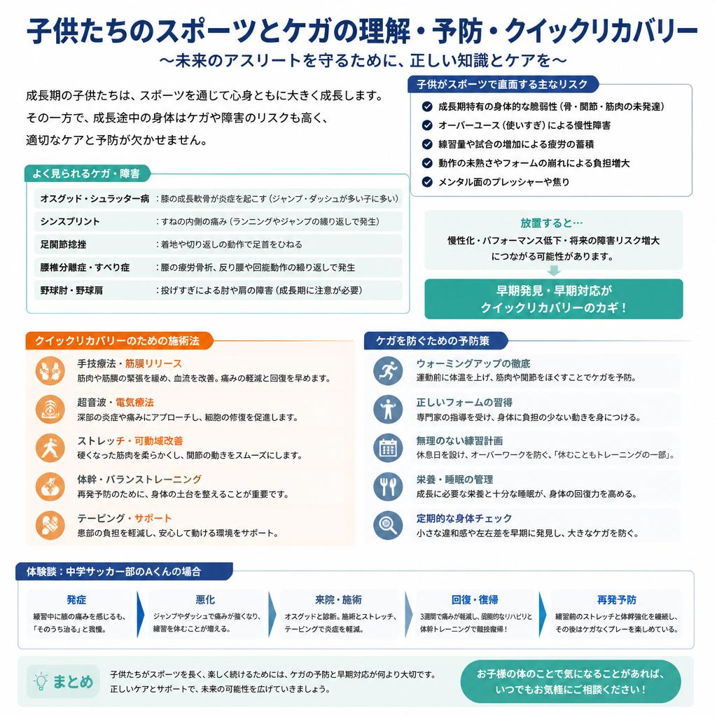 スポーツ障害に向き合う
