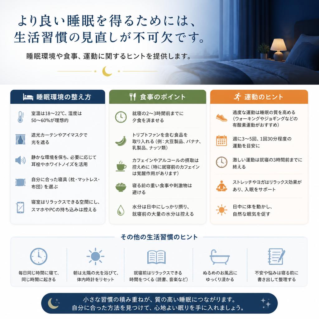 生活習慣の改善