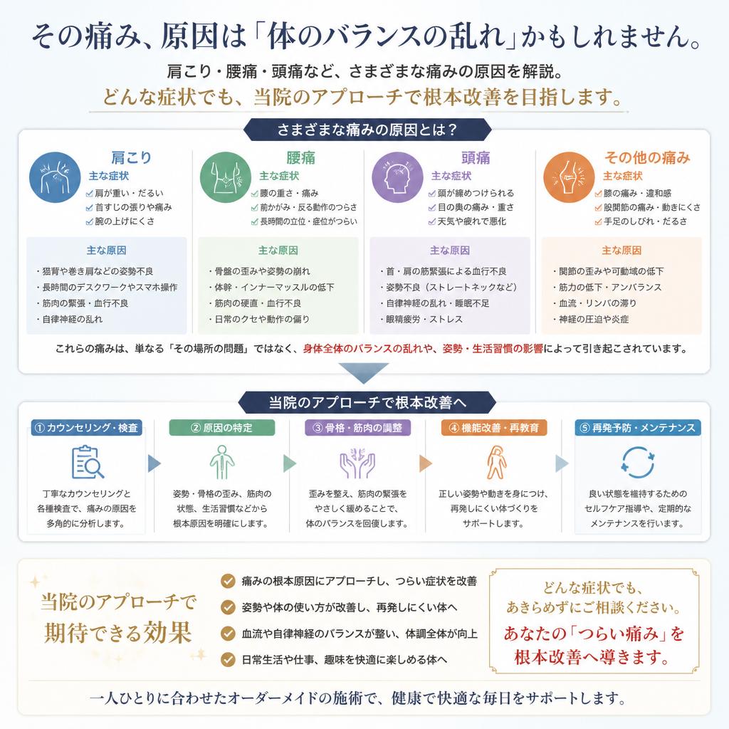 2. 痛みの種類とその原因