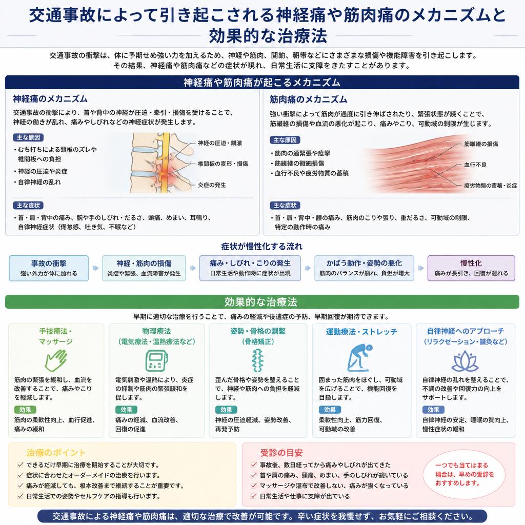 神経痛や筋肉痛の原因とその対策