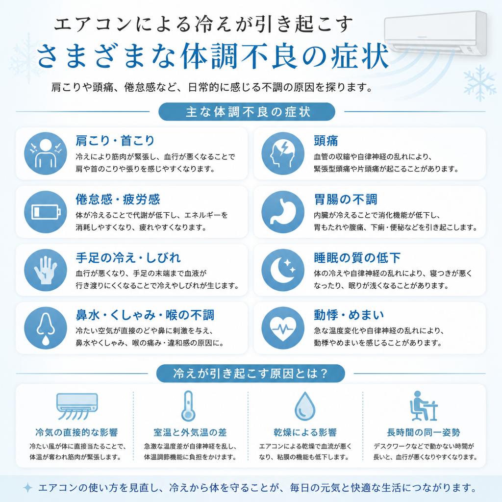 体調不良の症状