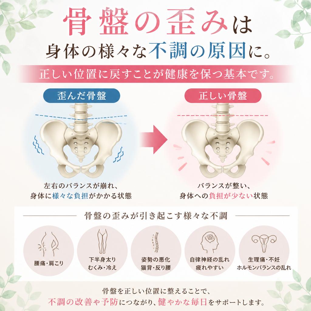 骨盤矯正の重要性