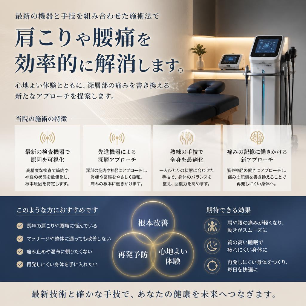 先進的な施術法