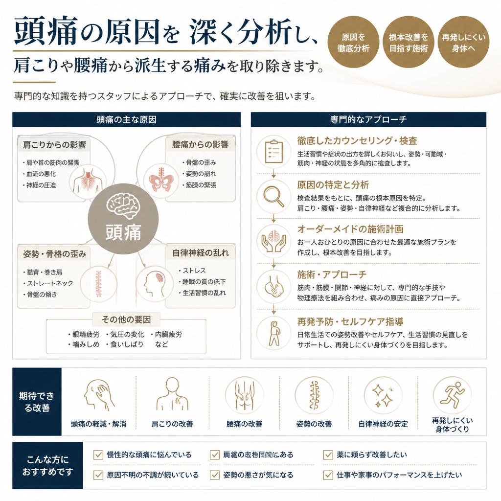 頭痛緩和のメカニズム