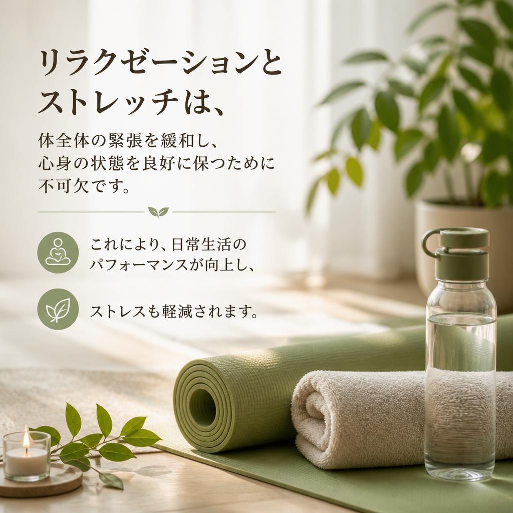 リラクゼーションとストレッチの重要性