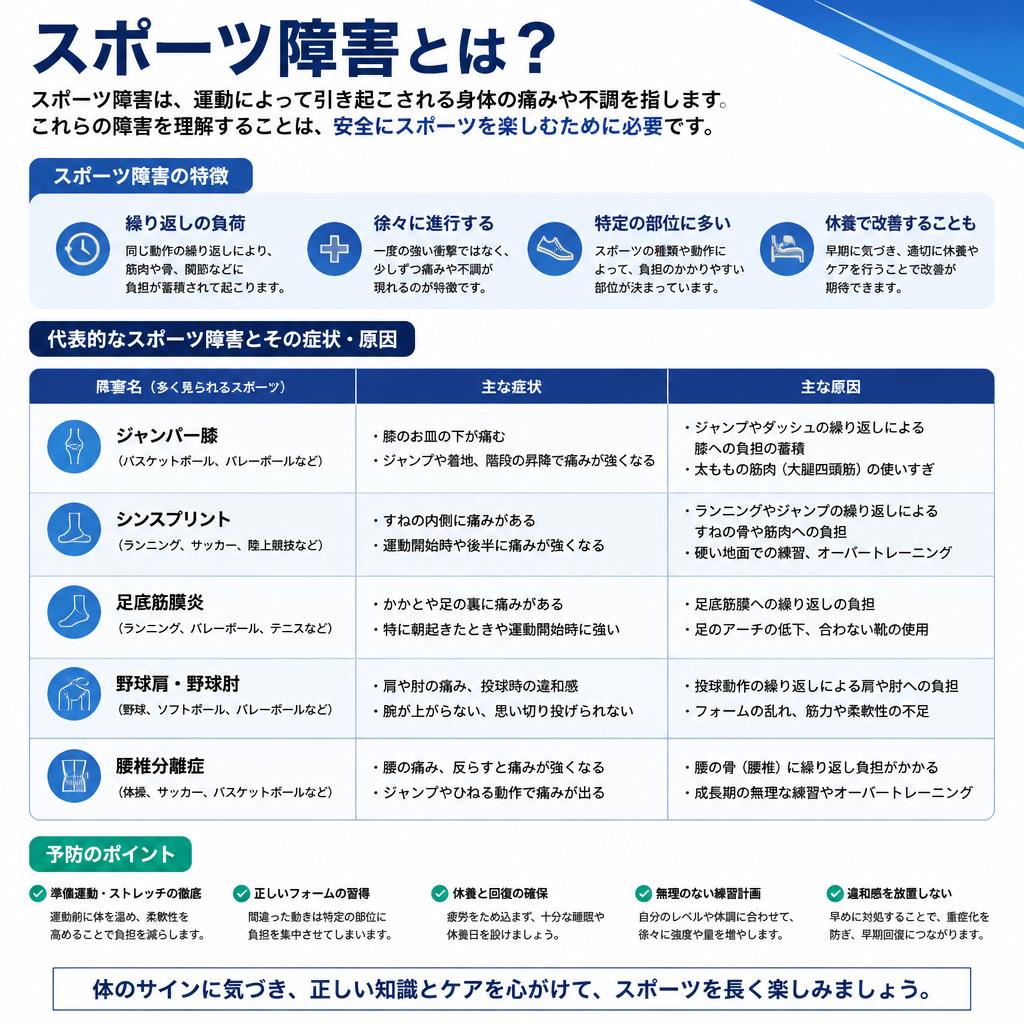 スポーツ障害とは何か？