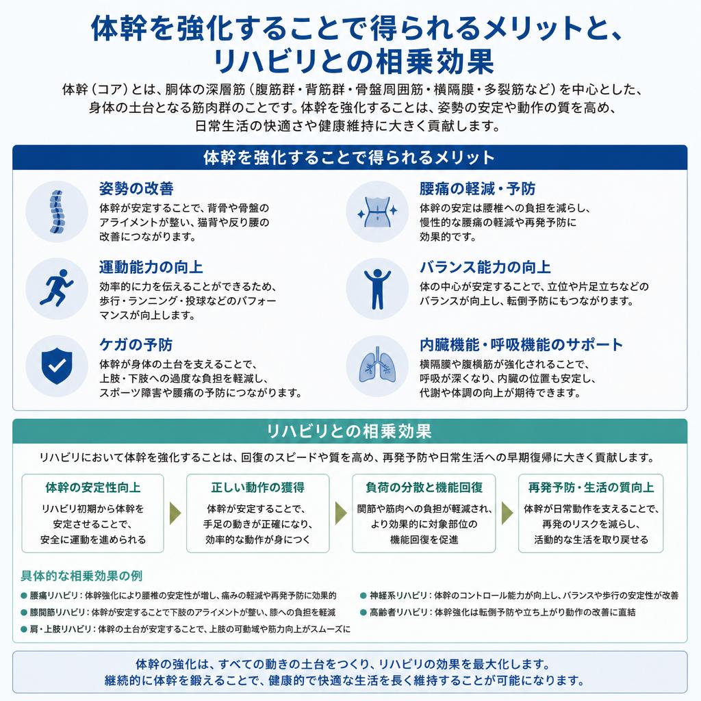 体幹トレーニングの重要性