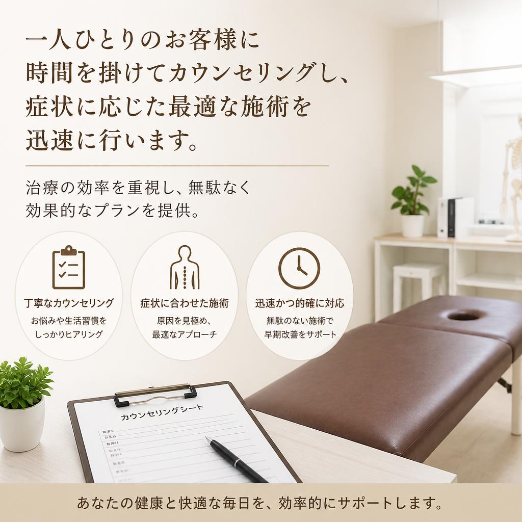 効率的な治療プロセス