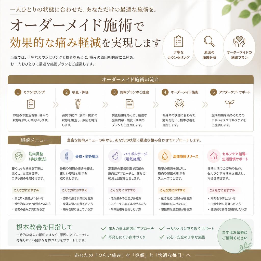具体的な施術内容