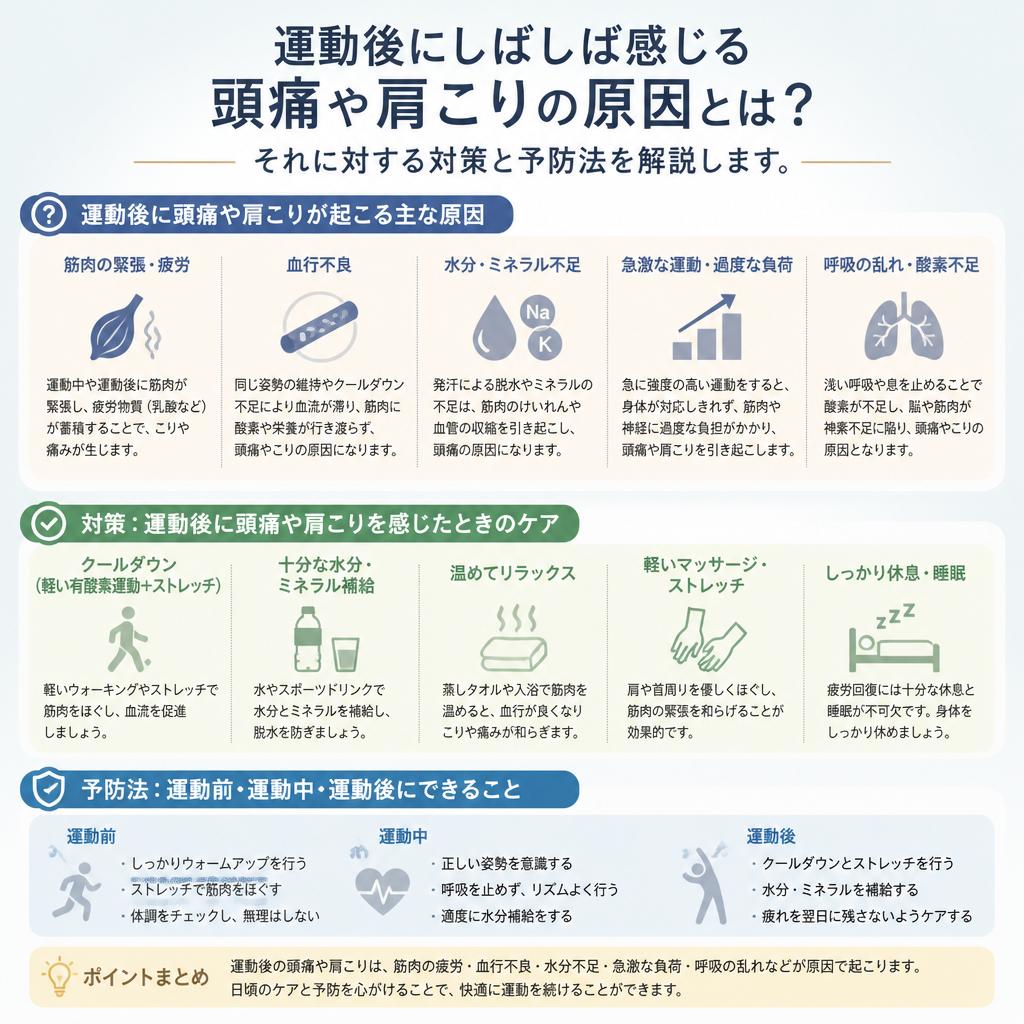 頭痛や肩こりの原因とは？