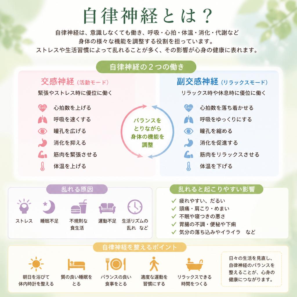 自律神経の重要性