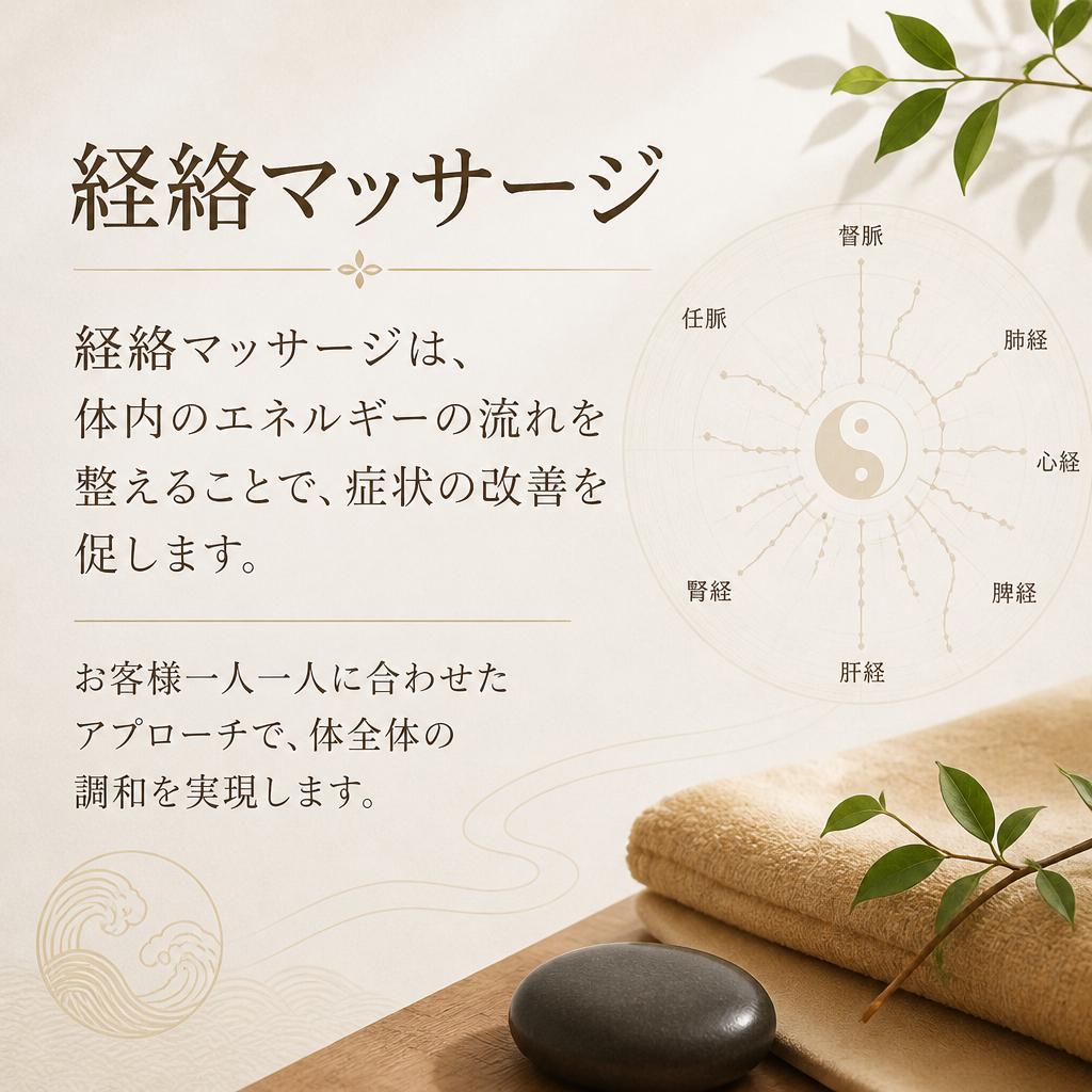 経絡マッサージの力