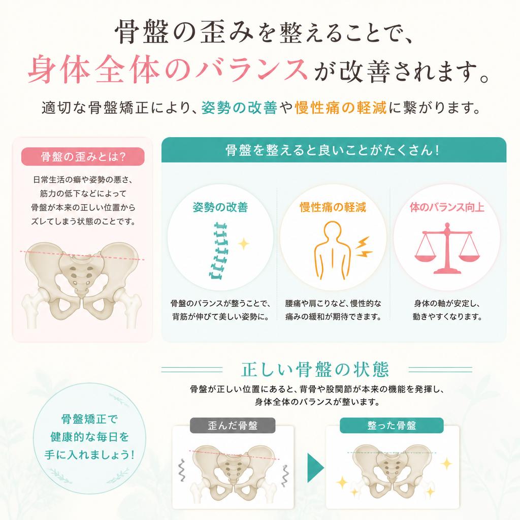骨盤矯正の重要性