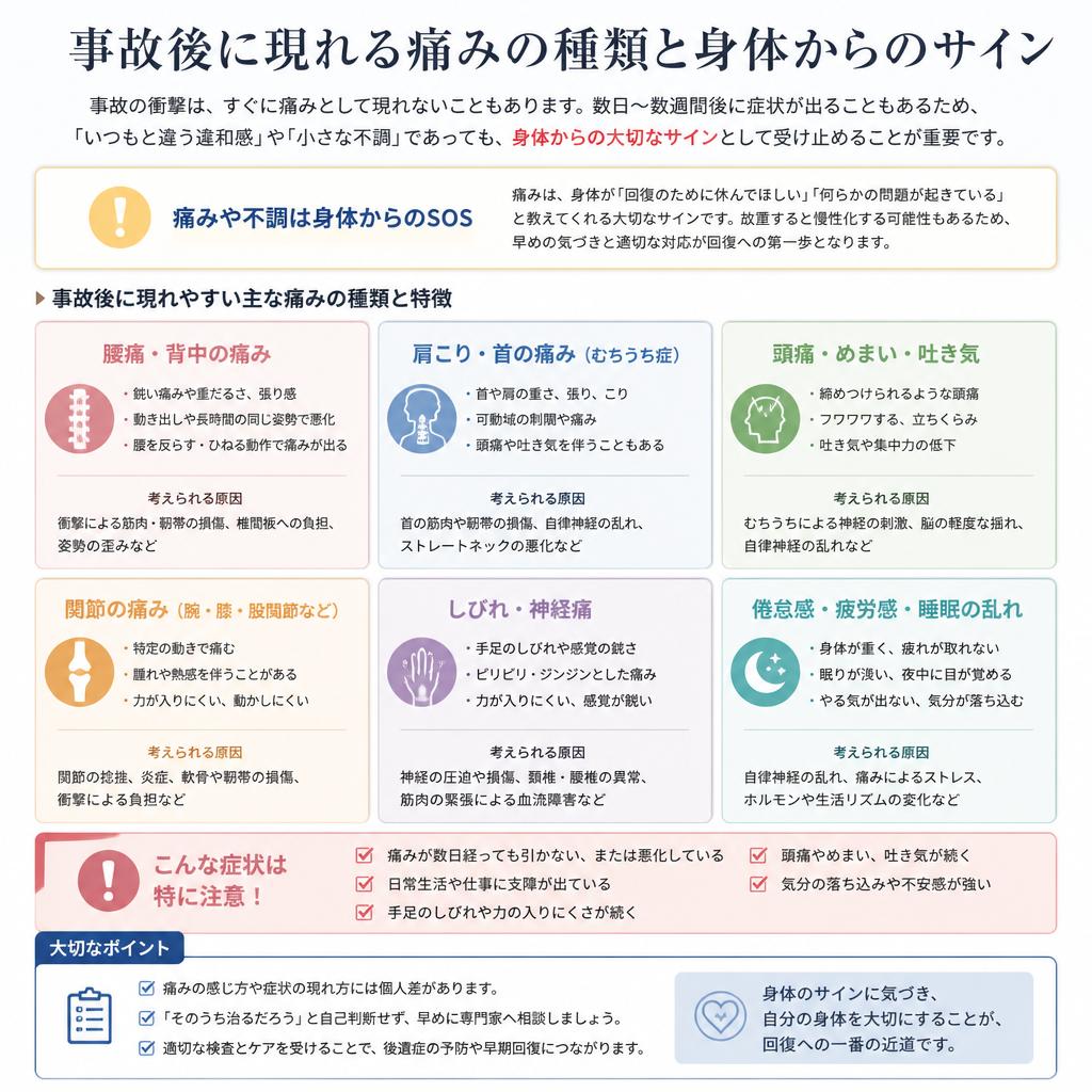 痛みのサインを見逃さない