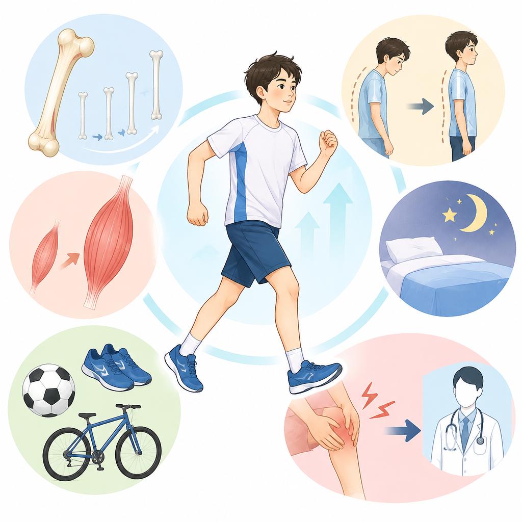 成長期の身体に起こりやすい不調を知る